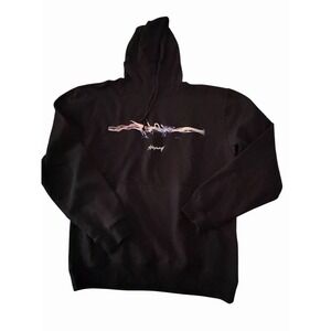 Insomniac Nitepunk Hoodie Sweatshirt Streetwear Black Techno Rave EDM EDC Sz L